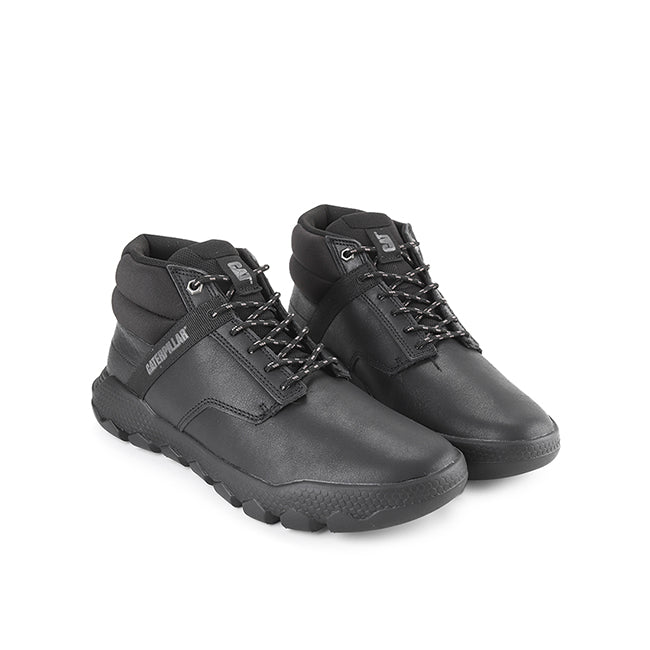 Caterpillar Men Shoes Hex Lite Mid In Black